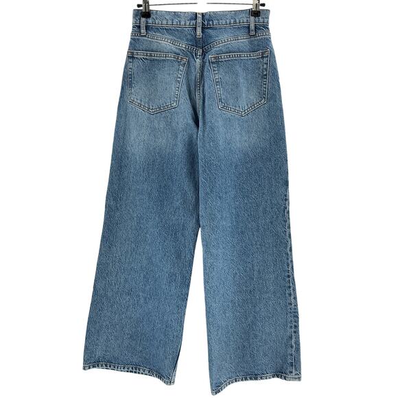 Reformation Blue Wide-Leg Jeans - Picture 3 of 4